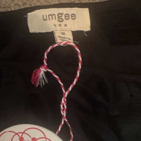 Umgee Black Textured Puff Sleeve Blouse - Picture 3 of 6